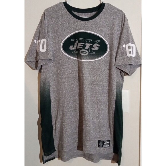 New York Jets Grey/Green T-Shirt Official NFL Team Apparel Men's XL, EUC Nice! - Picture 1 of 8